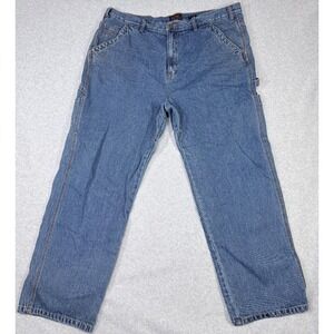Wolverine Mens Denim Cargo Carpenter Jeans Pants Size 40X31 Work Utility Cotton